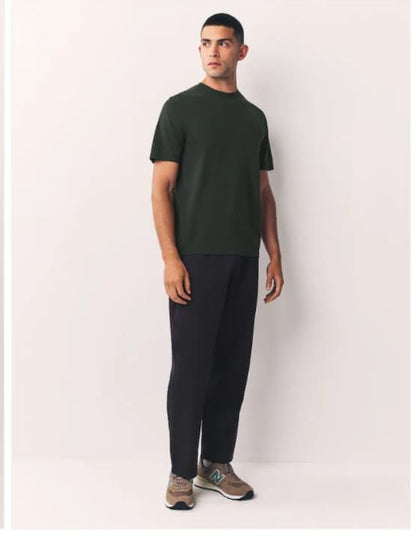 Men's Essential Crew Neck T-Shirt - Forest Green