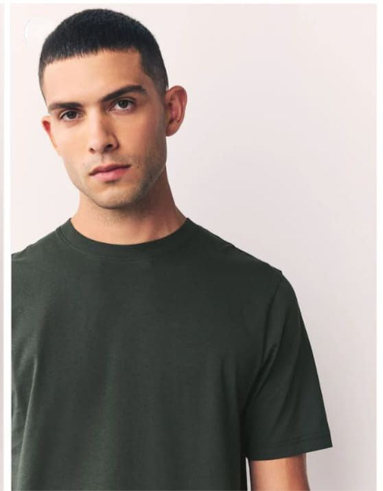 Men's Essential Crew Neck T-Shirt - Forest Green