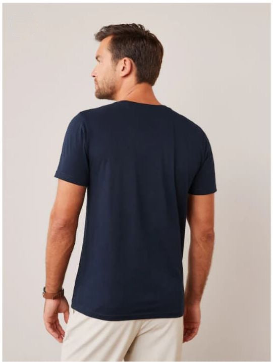 Men's Essential Crew Neck T-Shirt - Navy Blue