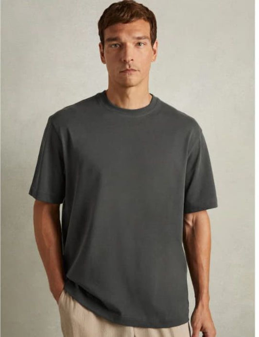 Men's Essential Crew Neck T-Shirt - Charcoal Grey