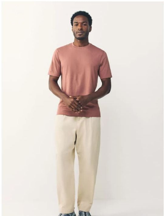 Men's Essential Crew Neck T-Shirt - Dusty Rose