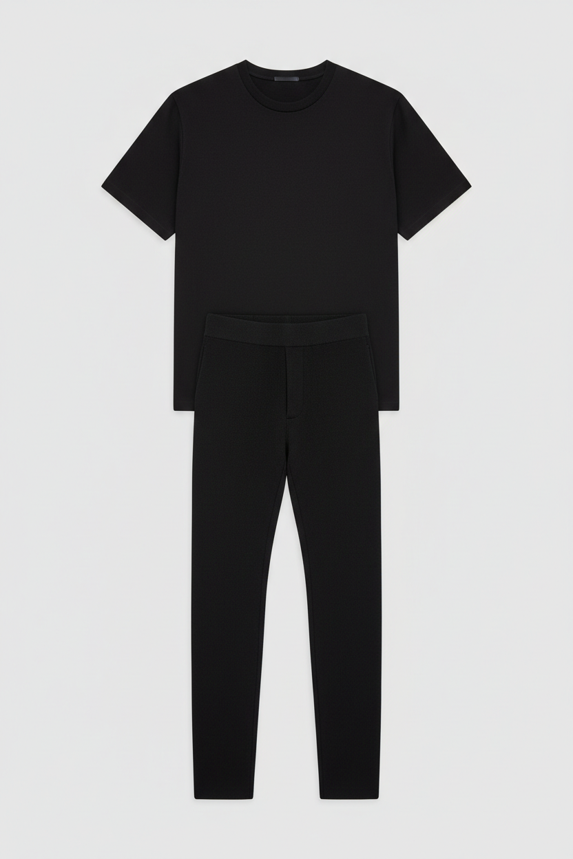 Midnight Doir Co-ord Flat Lay v4